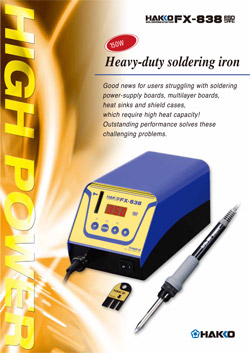 Hakko FX838 Soldering Station Brochure